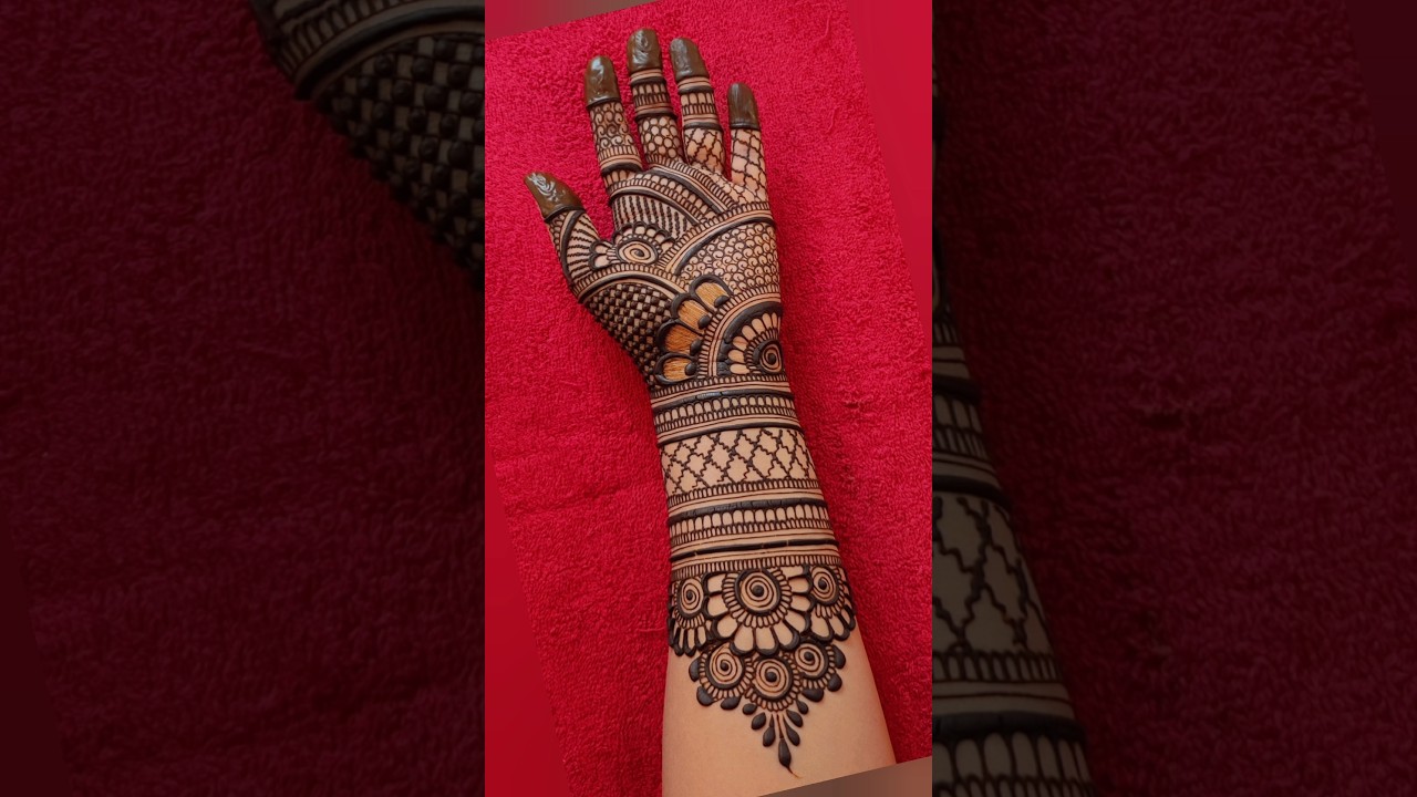 easy full front hand mehndi designs | mehndi design simple | mehandi ka design | mehndi design mehdi