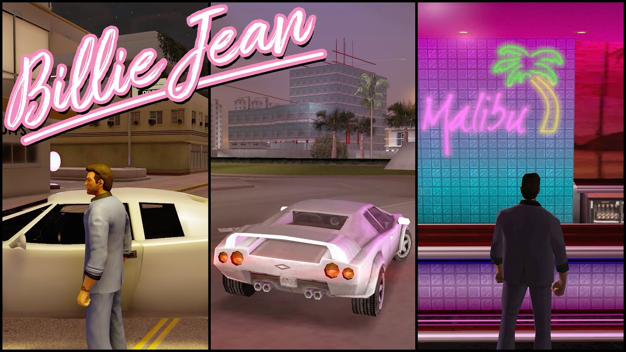 Billie Jean (1982) - GTA Vice City Original/Definitive Edition - Flash FM (Lyric Video)