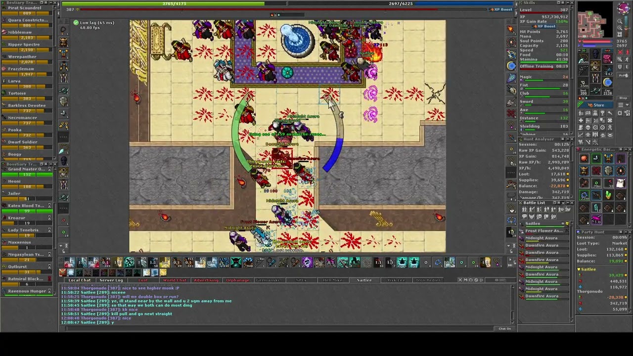 Tibia - Duo Rp Monk 300 Asura Mirror