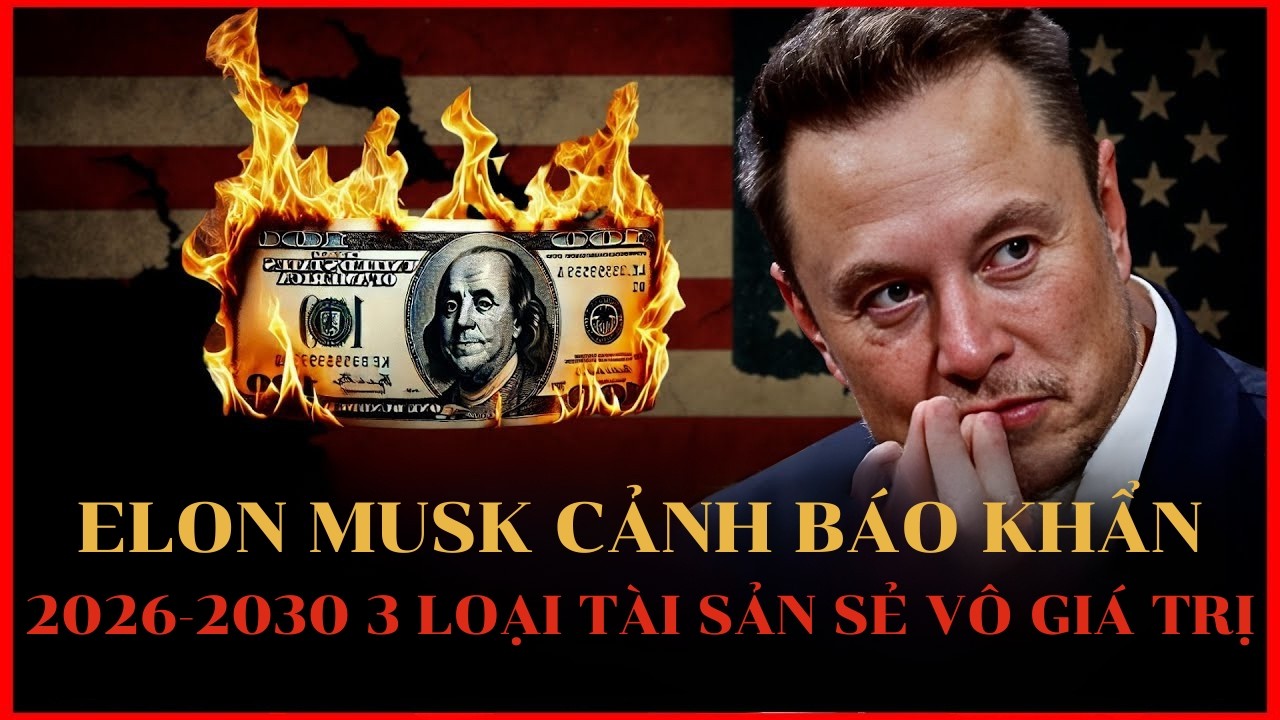 ELON MUSK CẢNH BÁO 2026: 3 Tài Sản Sắp “Vô Giá Trị” & Cú Đặt Cược 1.000 Tỷ USD Điên Rồ?5dayOnline