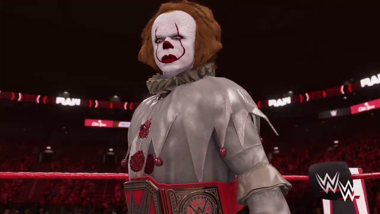 WWE 2K22 - HellBoy vs Pennywise - Undertaker cutscene at the end of fight  Gameplay Match |