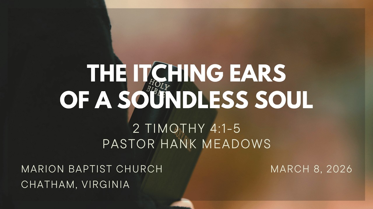 The Itching Ears of a Soundless Soul