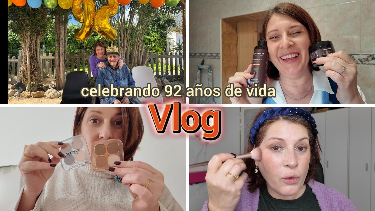 📹Vlog celebrando el 92 cumpleaños de mi papa 🥳 + recetas 🍲+ maquillaje 💄+ haul favoritos