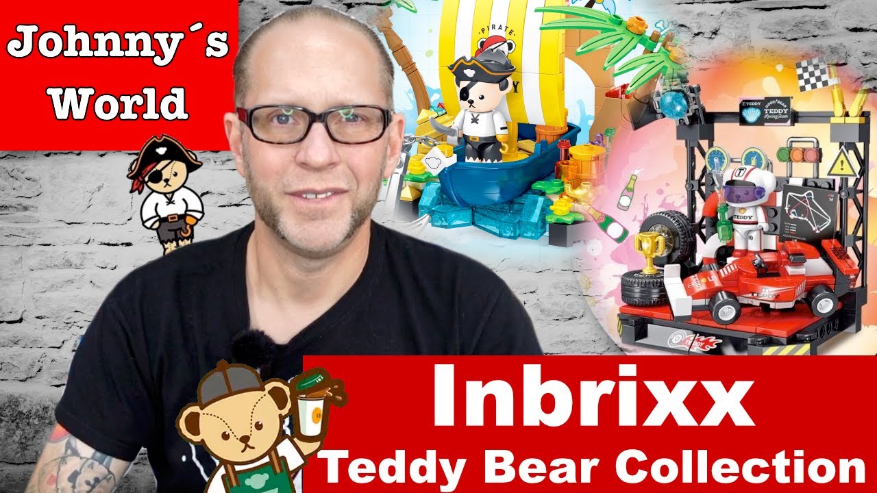 Teddys Abenteuer aus Klemmbausteinen - Inbrixx Teddy Bear Collection