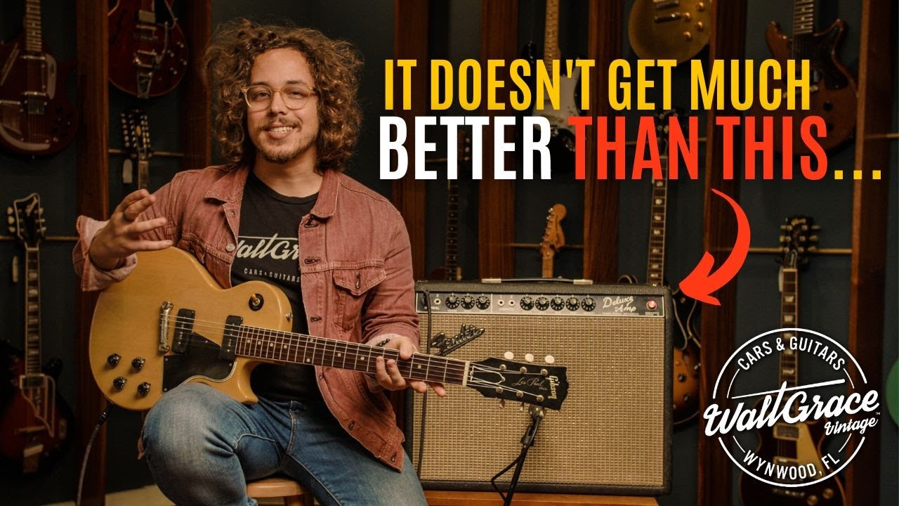 Why you can't beat a Gibson guitar & a Fender amp! 1956 Gibson Les Paul Special & 1966 Fender Deluxe