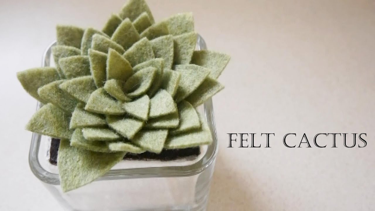 How to make Felt Cactus