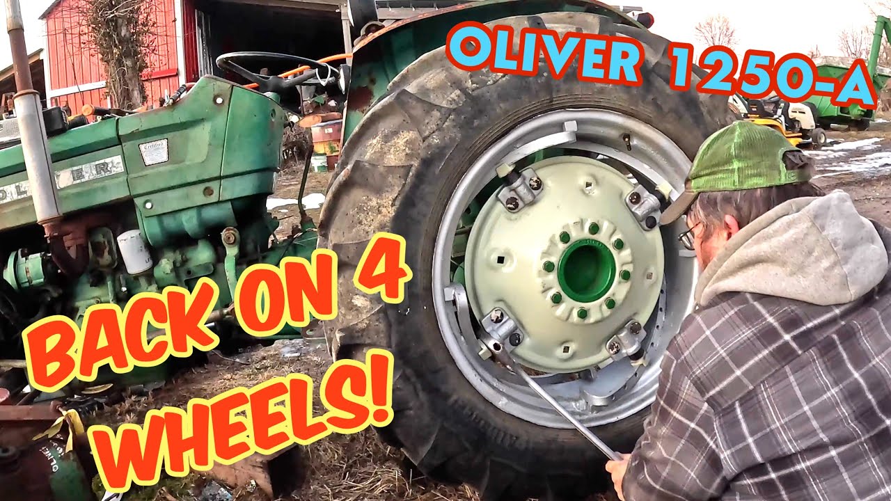 OLIVER 1250-A снова на 4 колесах!