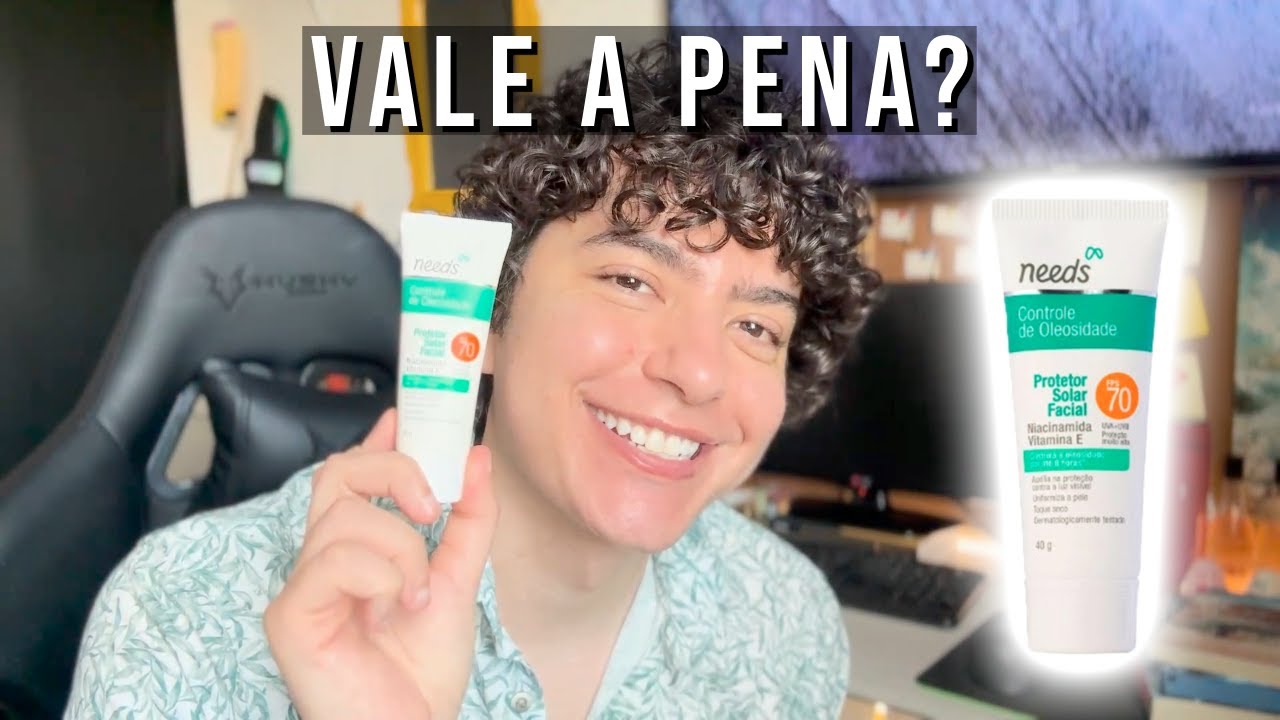 RESENHA NEEDS PROTETOR SOLAR FACIAL FPS 70 CONTROLE DE OLEOSIDADE - VALE A PENA?