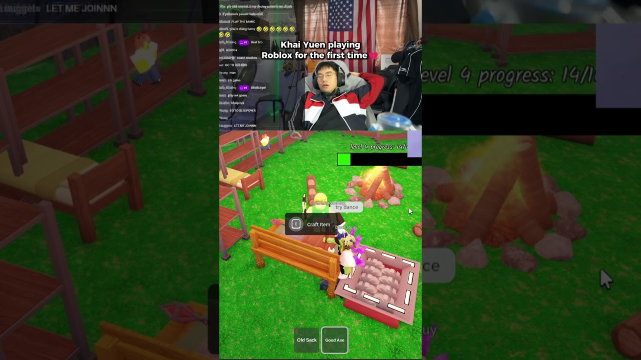 Khai Yuen playing Roblox for the first time💔🌹
