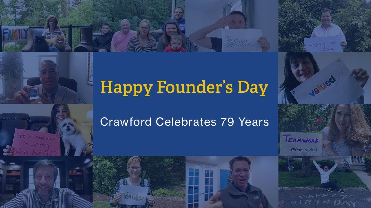 Happy Founder's Day - Crawford celebrates 79 years.
