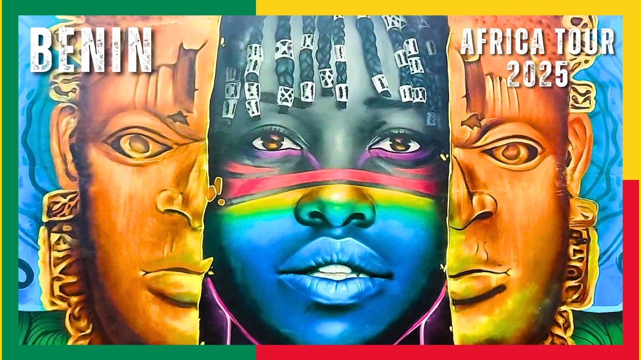 Africa’s Longest Graffiti Wall – Cotonou, Benin Street Art Walk