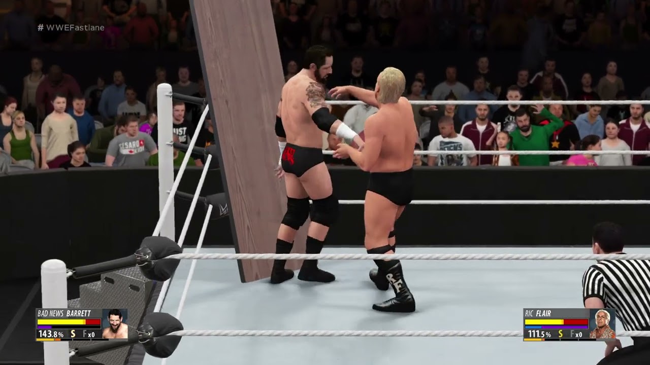 Mama Wade Barrett vs daddy Ric flair 😎😎