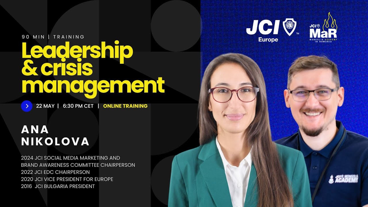 JCI Training - Leadership & Crisis Management w. Ana Nikolova