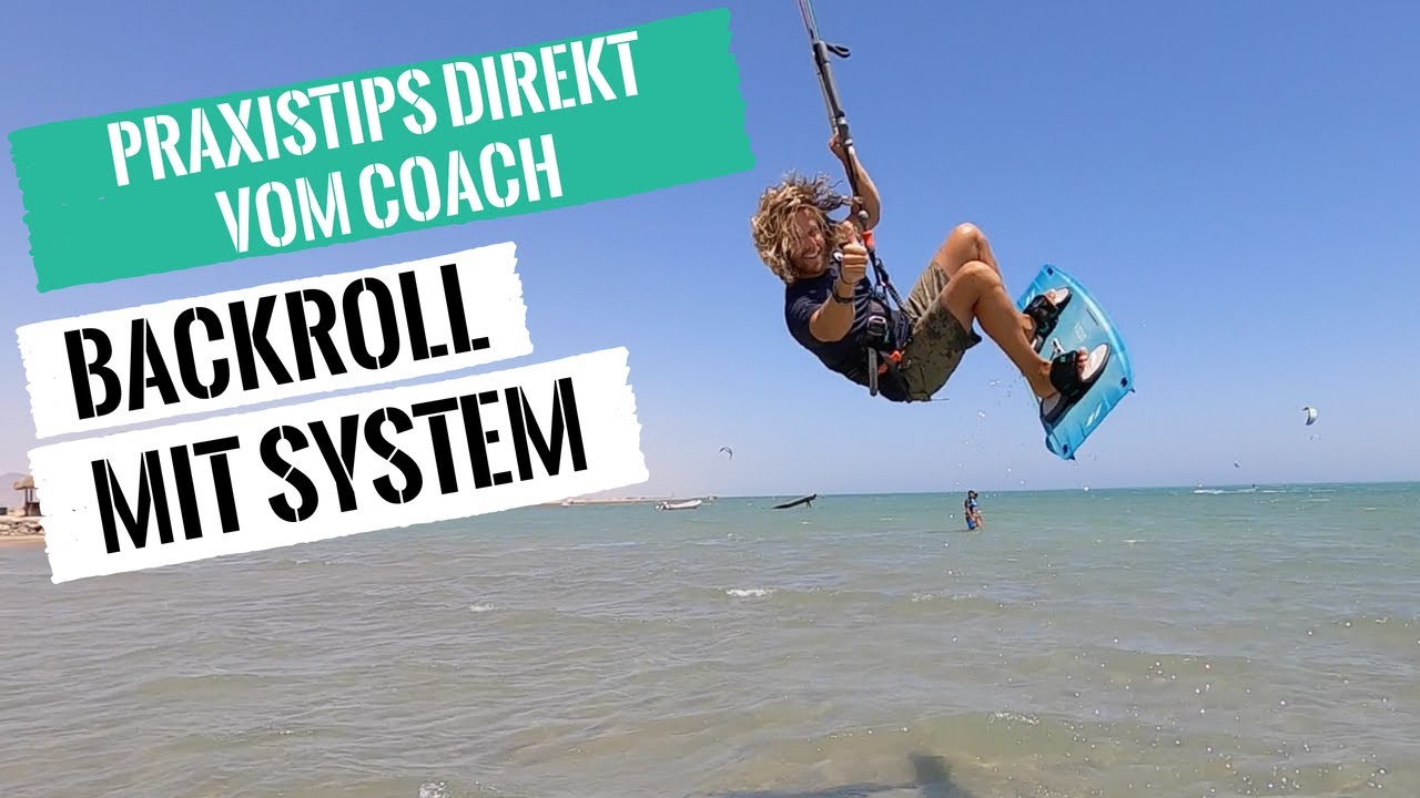 Kitesurfen Lernen - Backroll mit System
