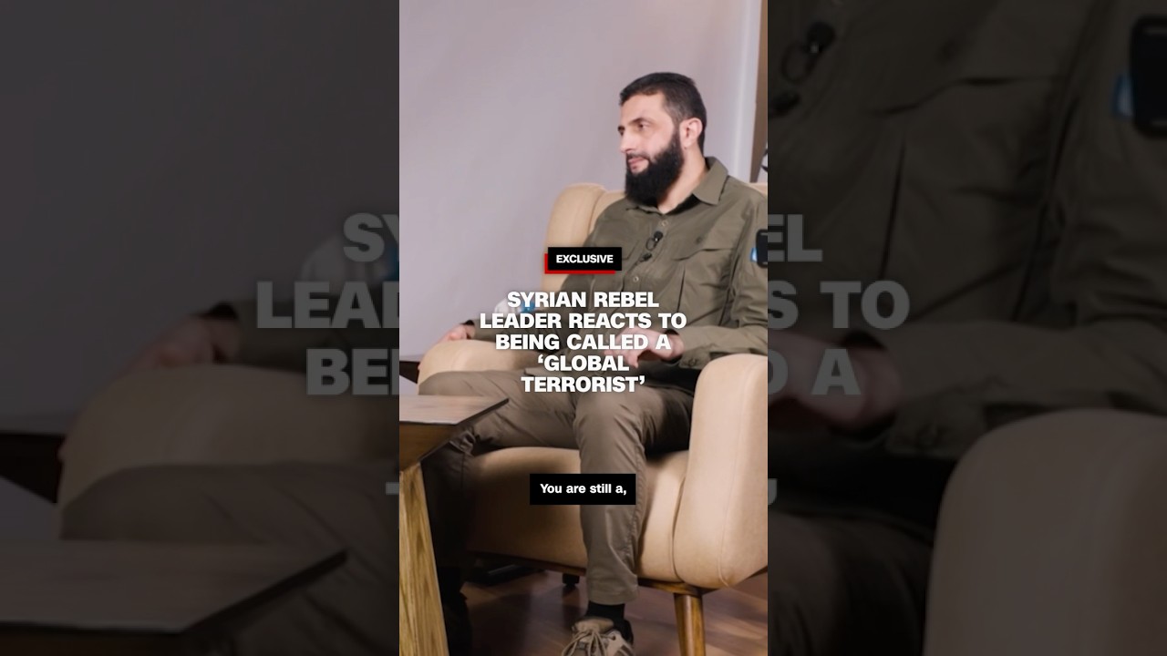Syrian rebel leader reacts to being called a &lsquo;global terrorist&rsquo;
