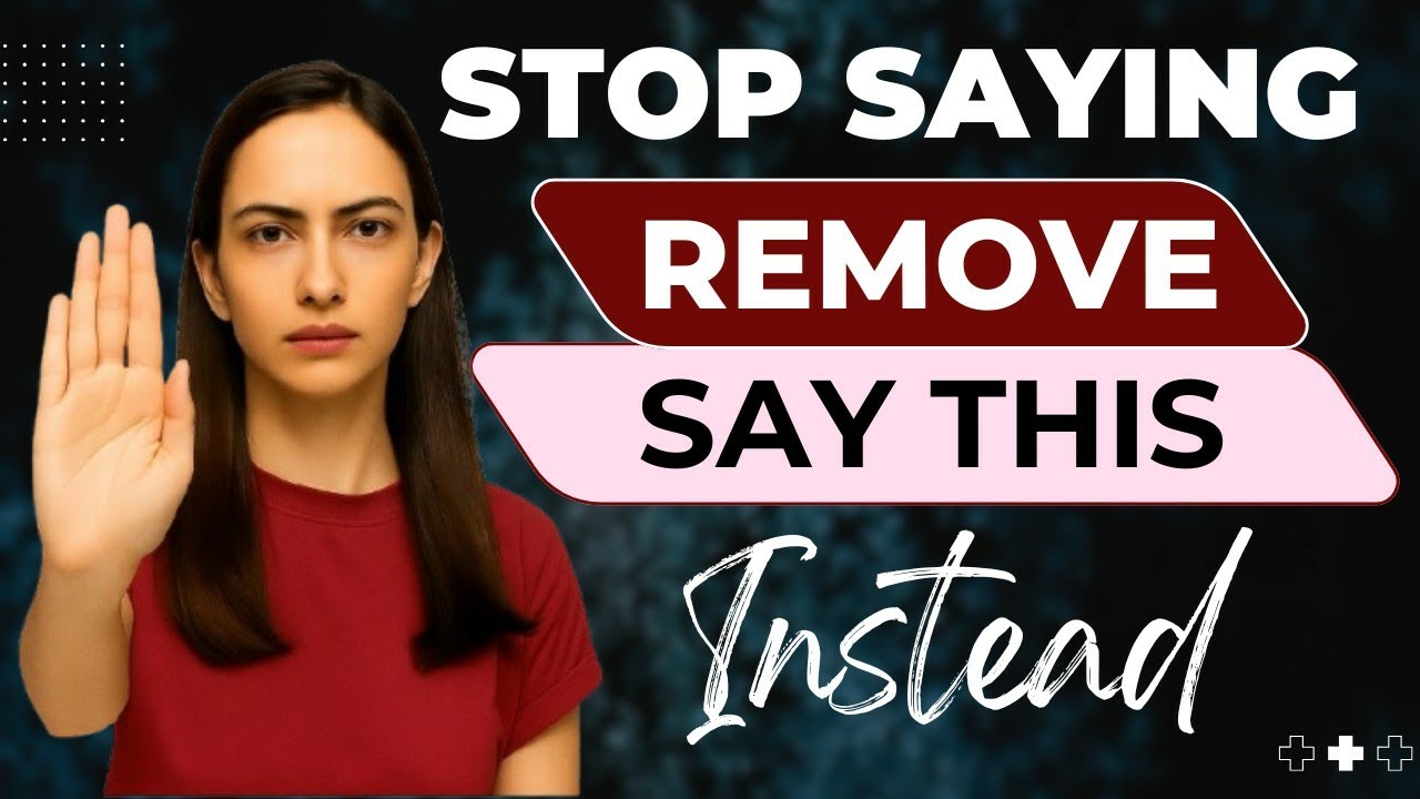👉 Stop Saying REMOVE ❌ | Speak Natural English with These Easy Alternatives ✅