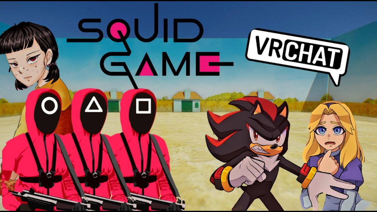 Maria and Shadow play Red Light Green Light in Squid Games!! (VRCHAT)