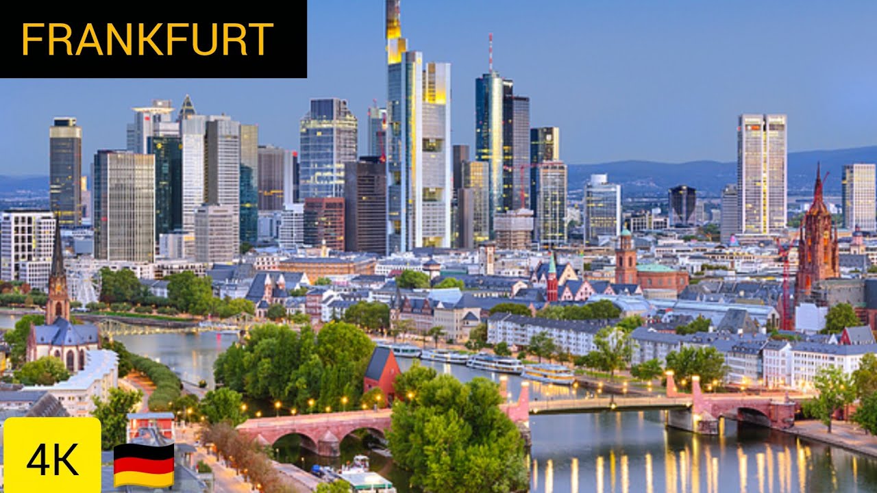 Frankfurt, Germany Walking Tour | 4K Ultra HD City Walk | Germany 4K Walking | #walkingtour4k