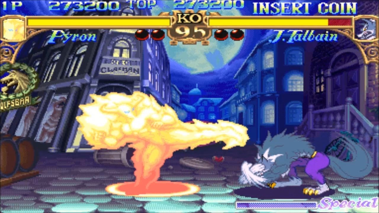 Darkstalkers 1 [Arcade] - play as Pyron (playthrough, with ending)