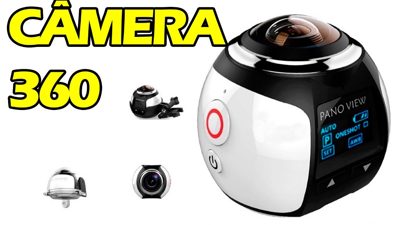 CAMERA HDKing 360° - UNBOXING - Câmera Panorâmica de Baixo Custo