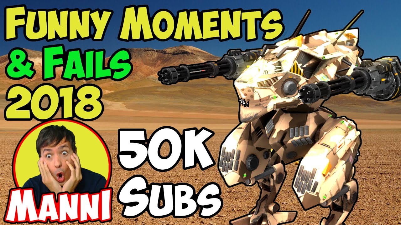 War Robots Funny Moments & Fails - 50k WR Sub Special