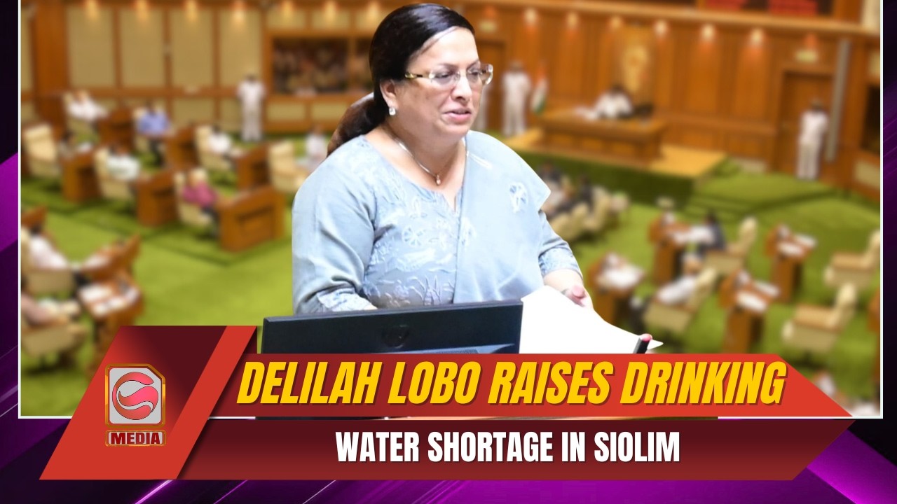 MLA Delilah Lobo Raises Drinking Water Shortage in Siolim