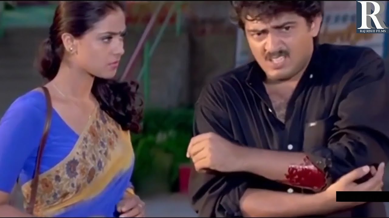 Ajith Kumar's  Best Action Scene Hindi Dubbed Film - Aval Varuvala | Simran | Goundamani | 1998