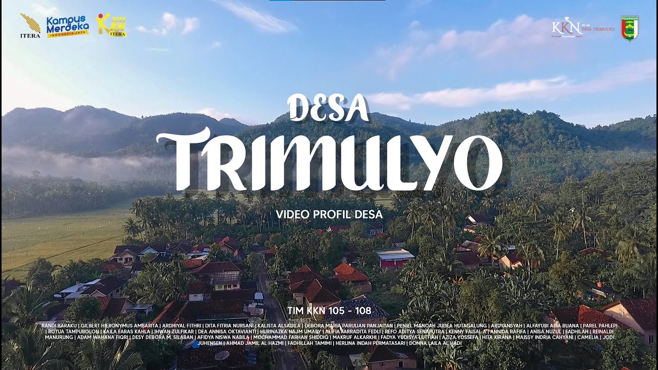 Video Profil Desa Trimulyo, Kecamatan Padang Cermin, Kabupaten Pesawaran