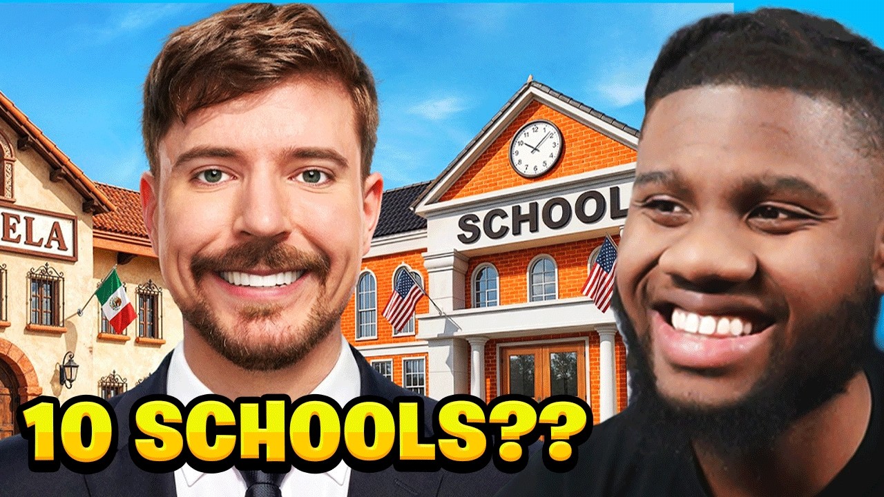 MrBeast 'I Built 10 Schools Around The World' (Reaction)