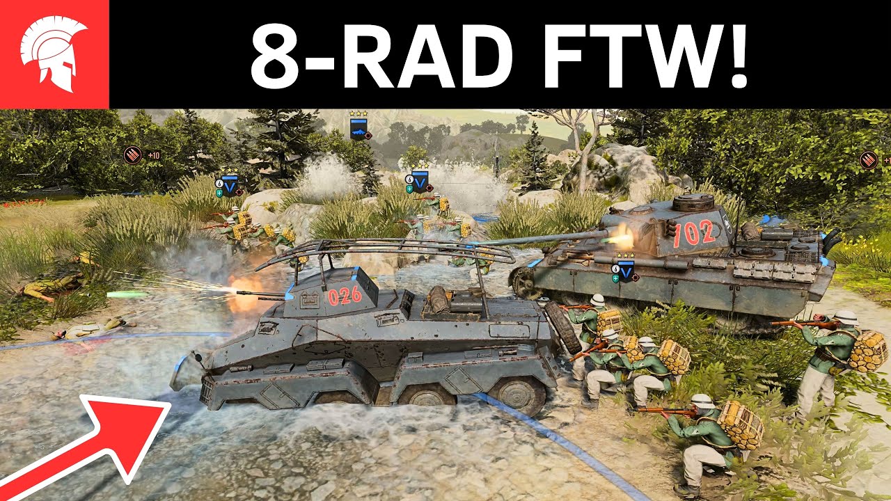 Company of Heroes 3 | 8-RAD FTW! | Wehrmacht Gameplay | 2vs2 Multiplayer | No Commentary