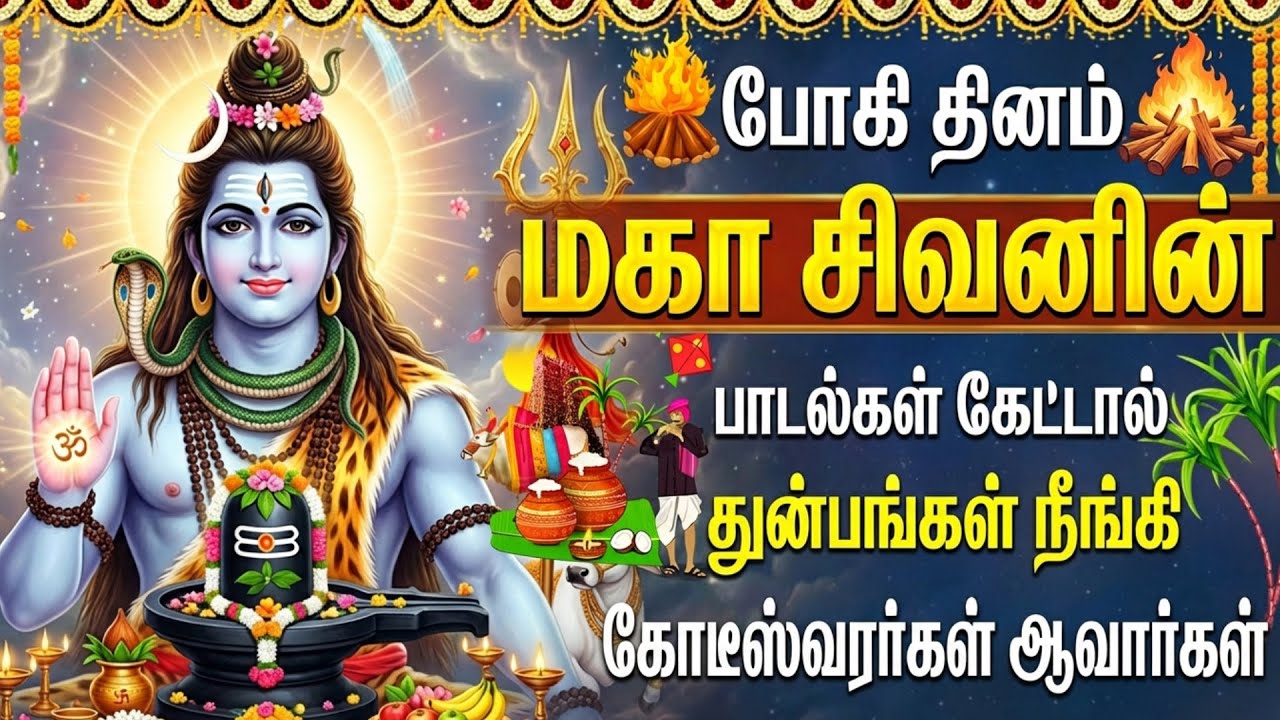 Pongal Special Sivan Bhakti Padalgal |Om Namah Shivaya | Lord Shiva Tamil Devotional Songs 2026
