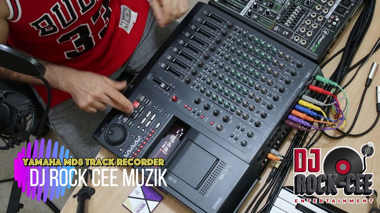 Recording and Mixing a Beat on the classic Yamaha MD8 multi track recorder