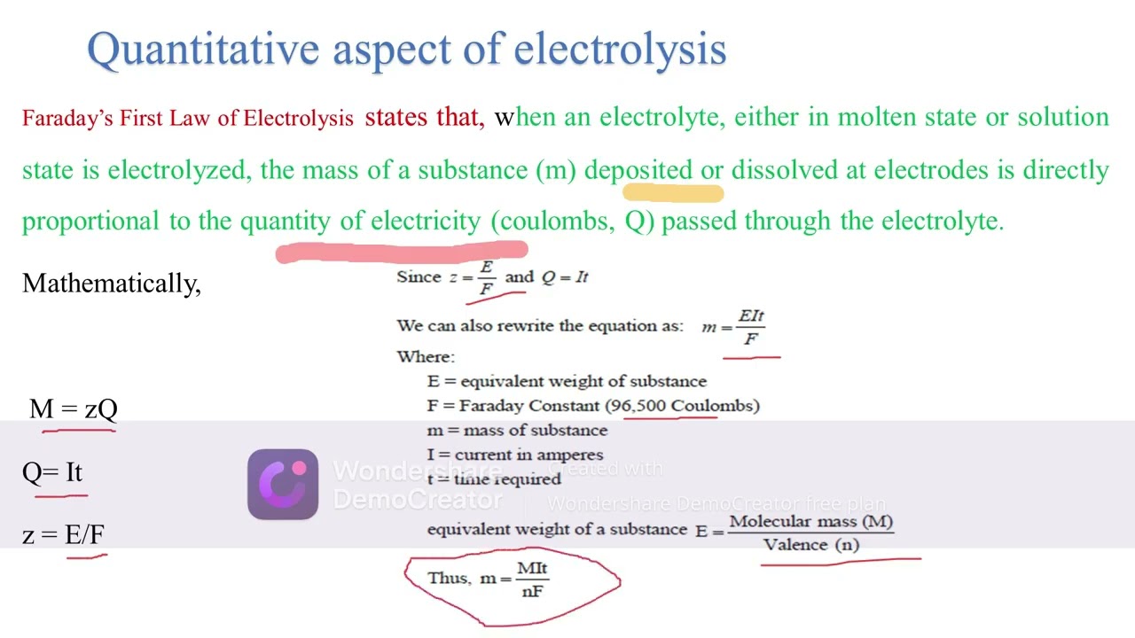 Faraday laws of electrolysis in Nuer language