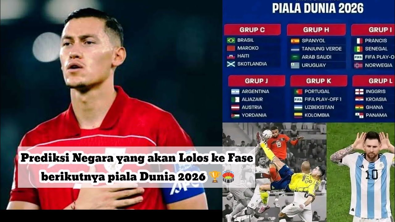 Prediksi Timnas yang akan Runner-up Dan juara Grup di piala Dunia 2026 🏆 ||Spanyol Vs Portugal 🏟️