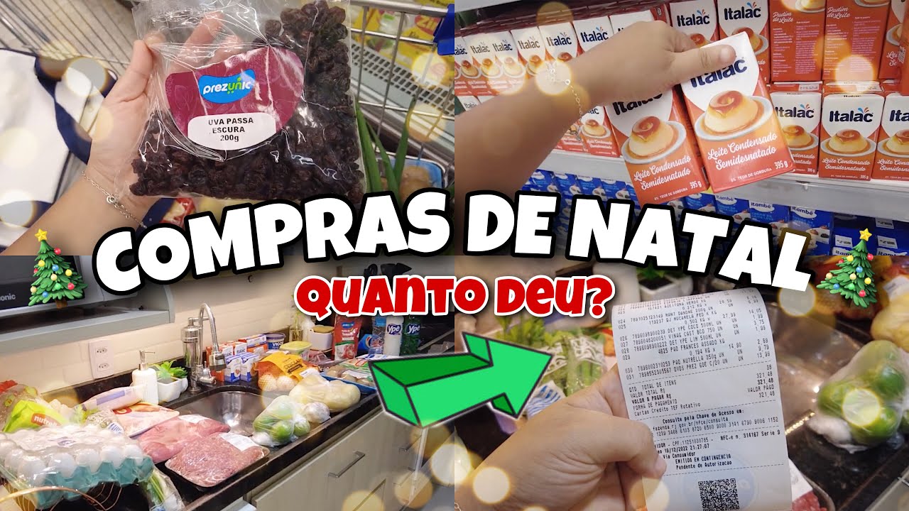 VLOG |  MERCADO | CONSEGUI ECONOMIZAR? COMPRAS DE NATAL - Dani Brito