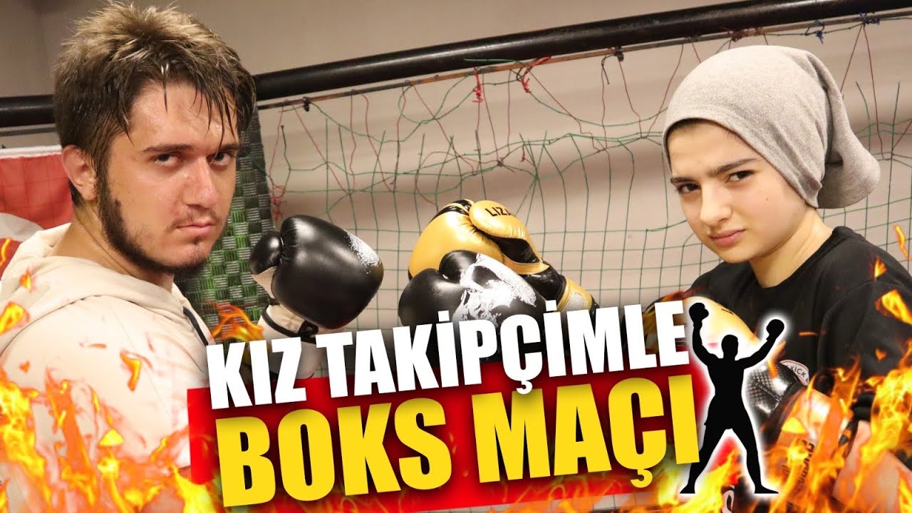 15 YAŞINDAKİ KIZ TAKİPÇİM İLE BOKS MAÇI !