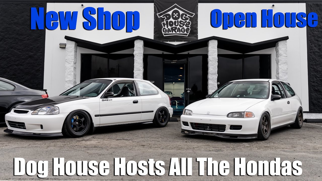 Самая крупная встреча Honda C&C, которую я посетил | В Dog House Garage прошёл день открытых двер...