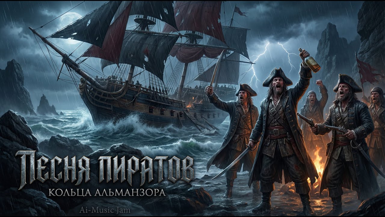 Песня пиратов — Powerwolf-style Metal Cover | Кольца Альманзора (1977) | Эпичный Metal !