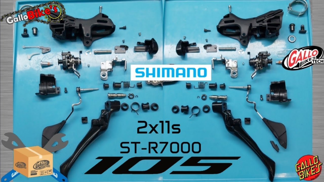 SHIMANO 105 ST-R7000 2x11s Servicio y Reparación a Dual Izquierdo Mantenimiento Palancas Cambio RUTA