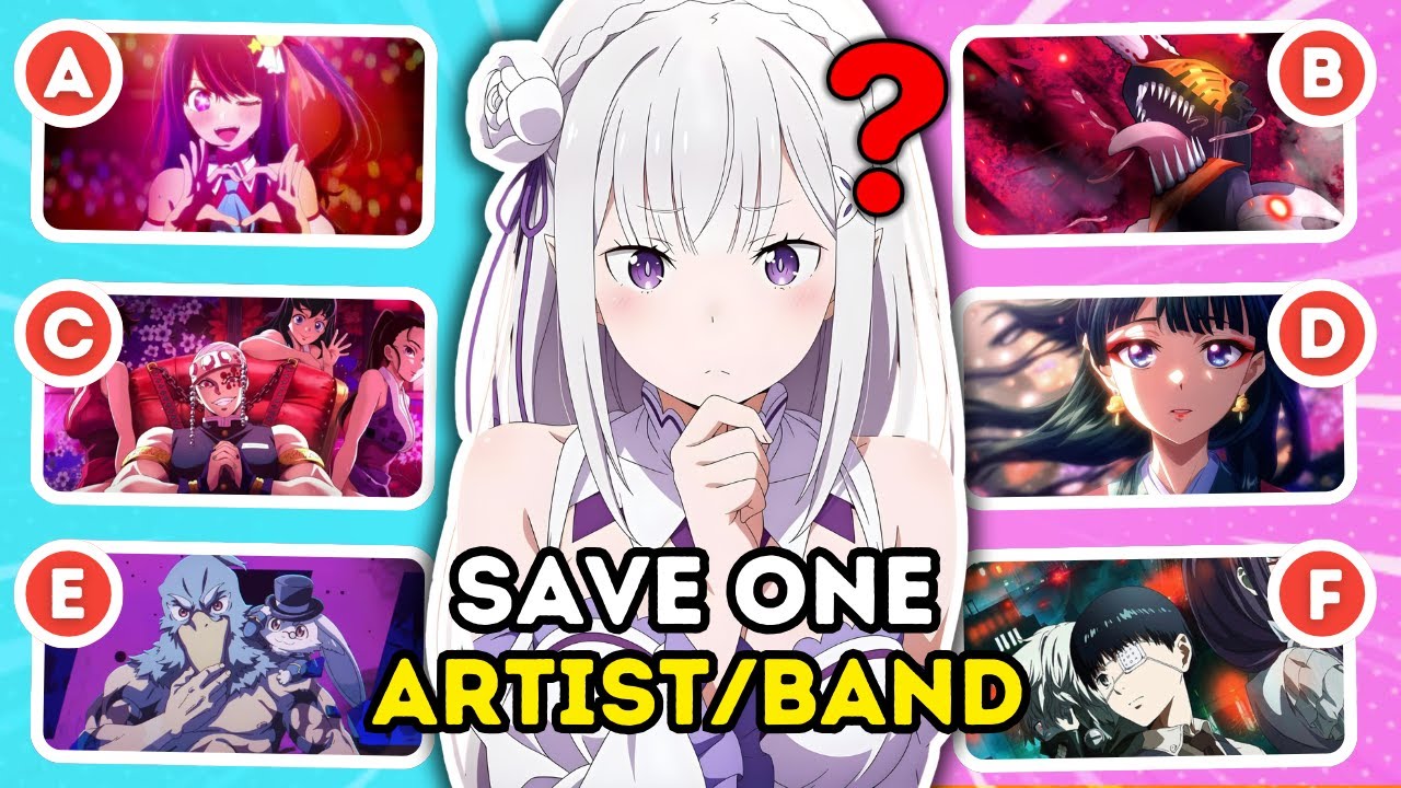 🔥 SAVE One Artist/Band in This 3vs3 Battle! ✅❌  Anime Quiz!
