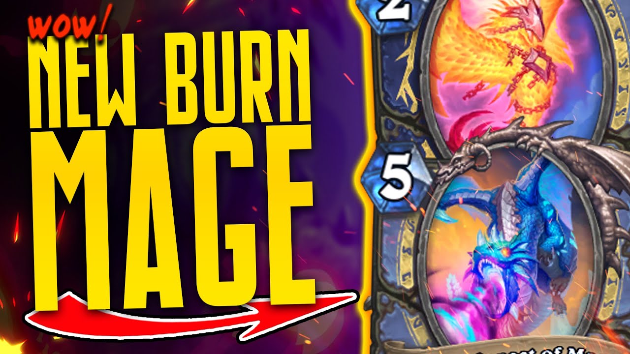 🔥 NEW MAGE ARCHETYPE! - Burn Mage! 🔥 - Darkmoon Races - Hearthstone