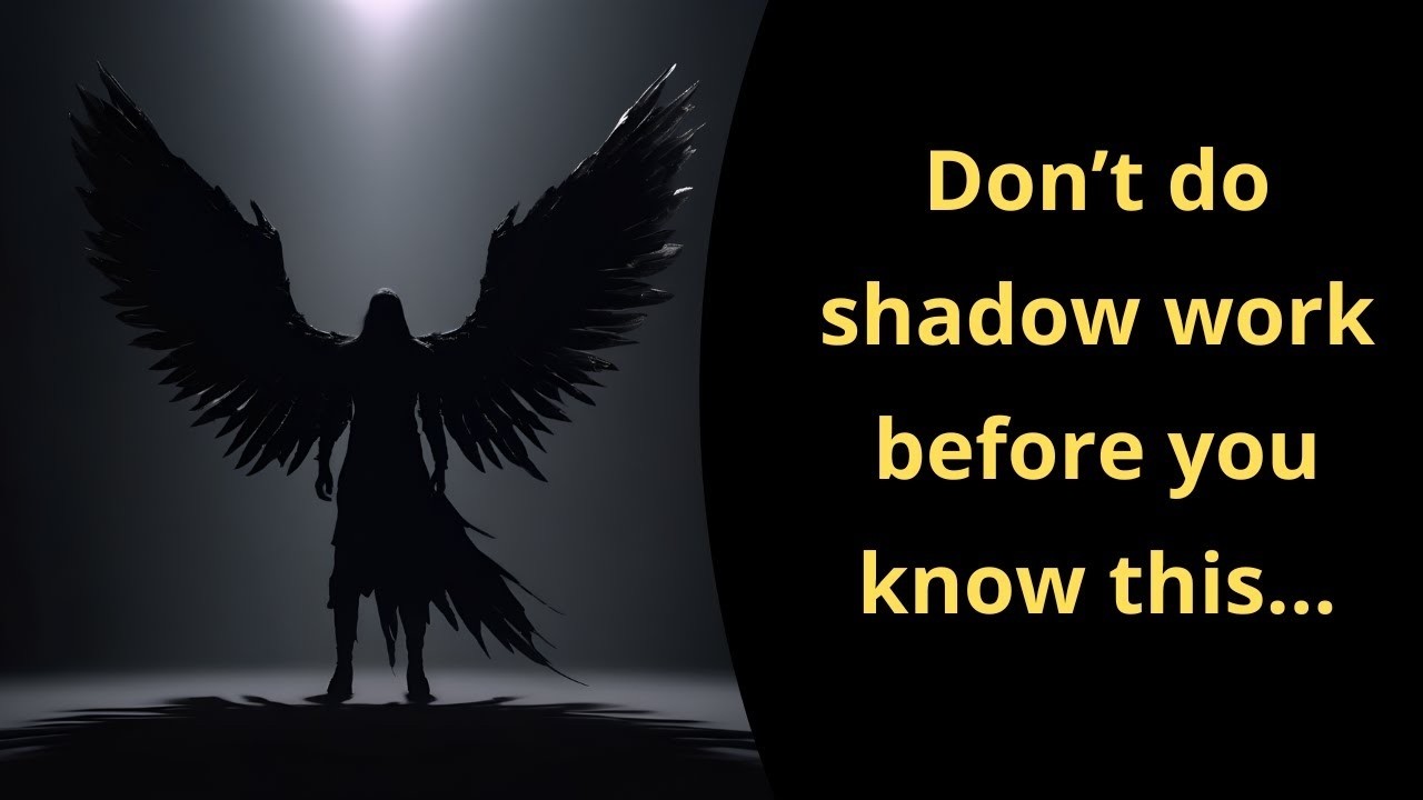 Don't Do Shadow Work Before You Know This... (Hidden Principles Revealed)