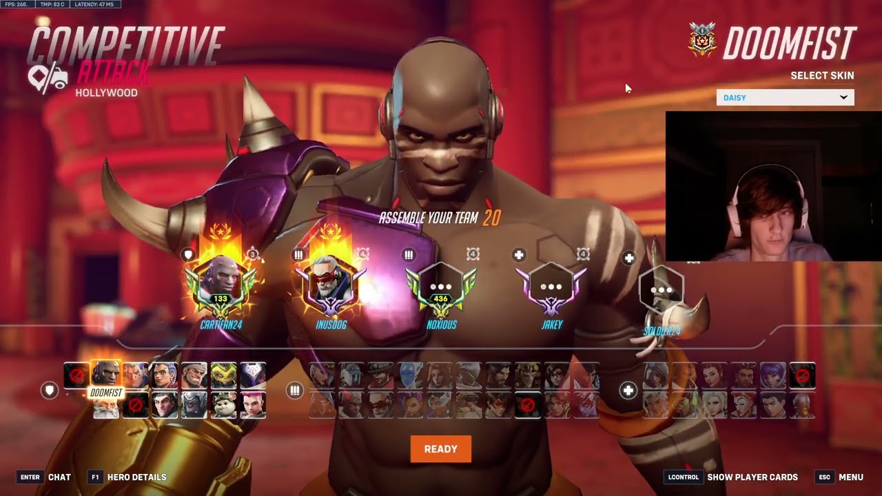 Overwatch 2, 1-е место, Думфист, Cartifan. Тяжелые времена для игроков, играющих за Думфиста. Том...