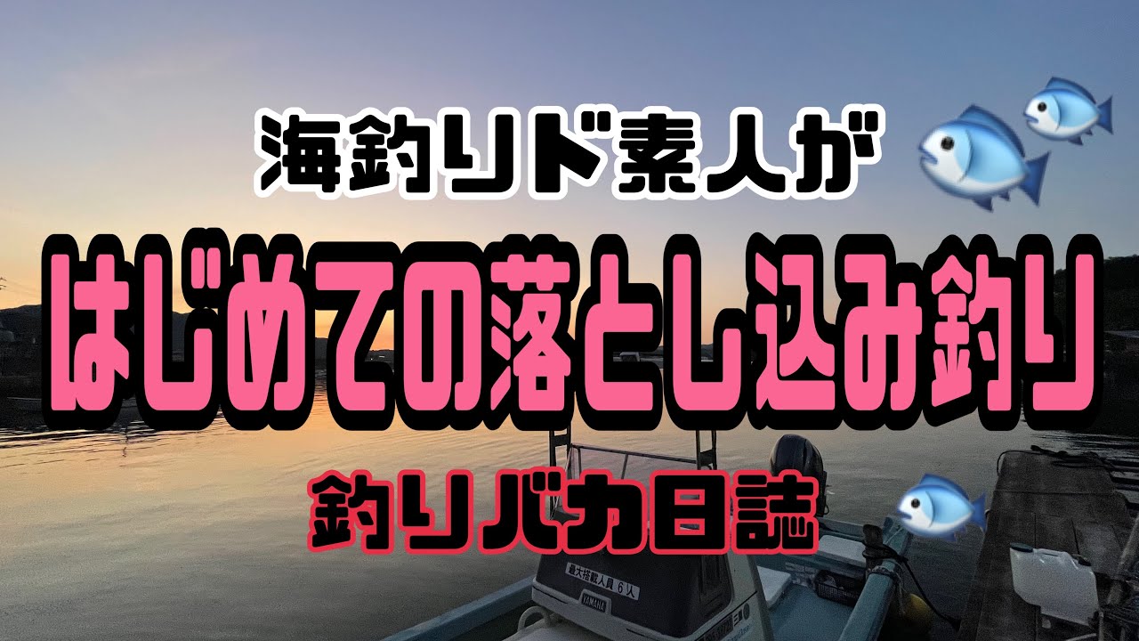 【海釣り】海釣りド素人がはじめての落とし込み釣り【落とし込み釣り】