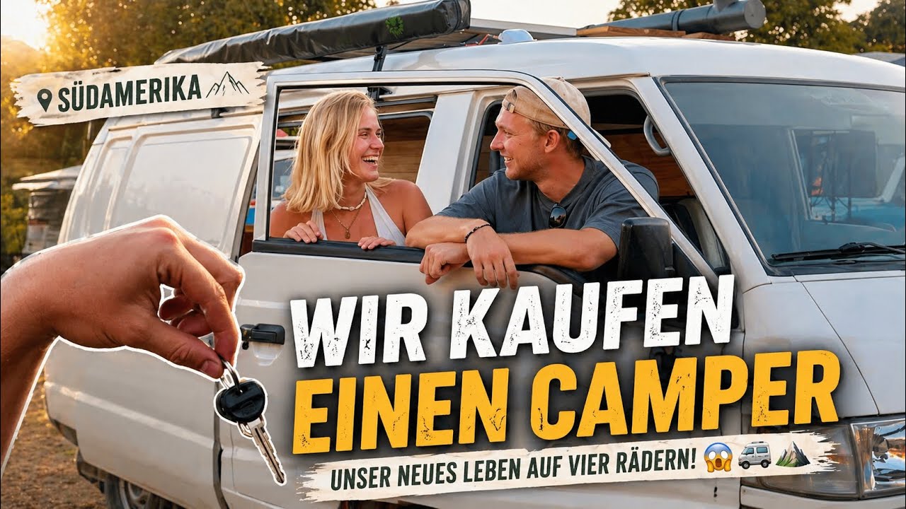 Wir KAUFEN einen Camper in SÜDAMERIKA - Unser neues Leben auf vier Rädern!😱🚐⛰️