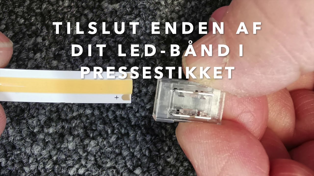 Hvordan s&aelig;tter jeg mit LED b&aring;nd til? S&aring;dan g&oslash;r du, trin for trin