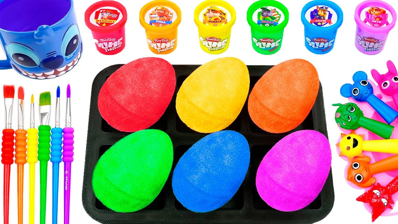 Satisfying Video | How to make 6 Rainbow Fruits Vegetables from Disney Princess Lollipop Candy Stars