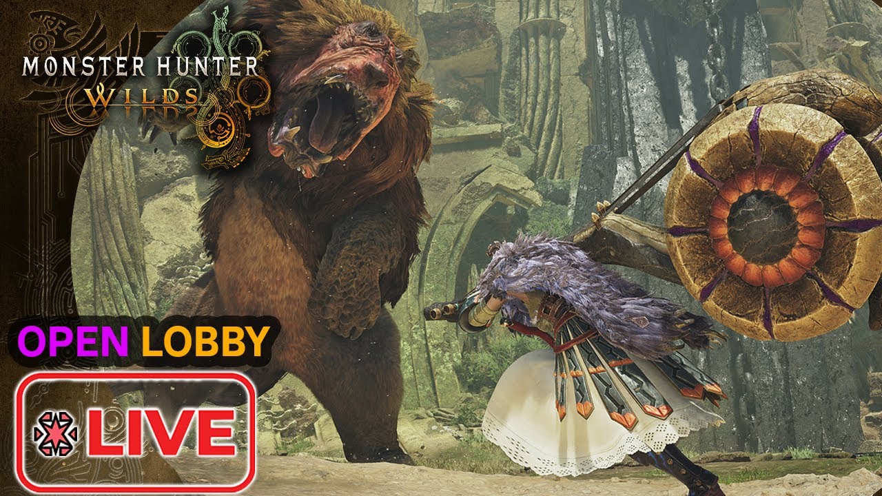 Monster Hunter Wilds LIVE 🐉 Open Lobby | Playing With Viewers & Farming Hunts