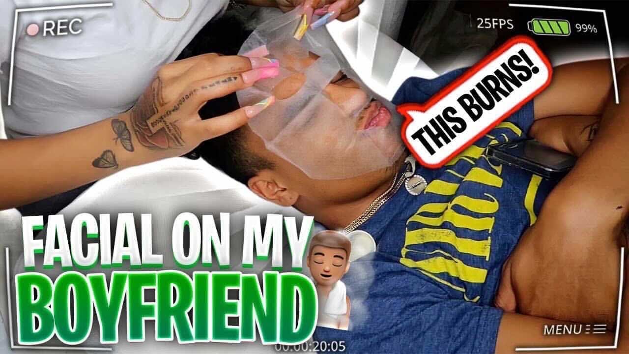TRIED TO GIVE MY BOYFRIEND A FACIAL *DIDNT END WELL*