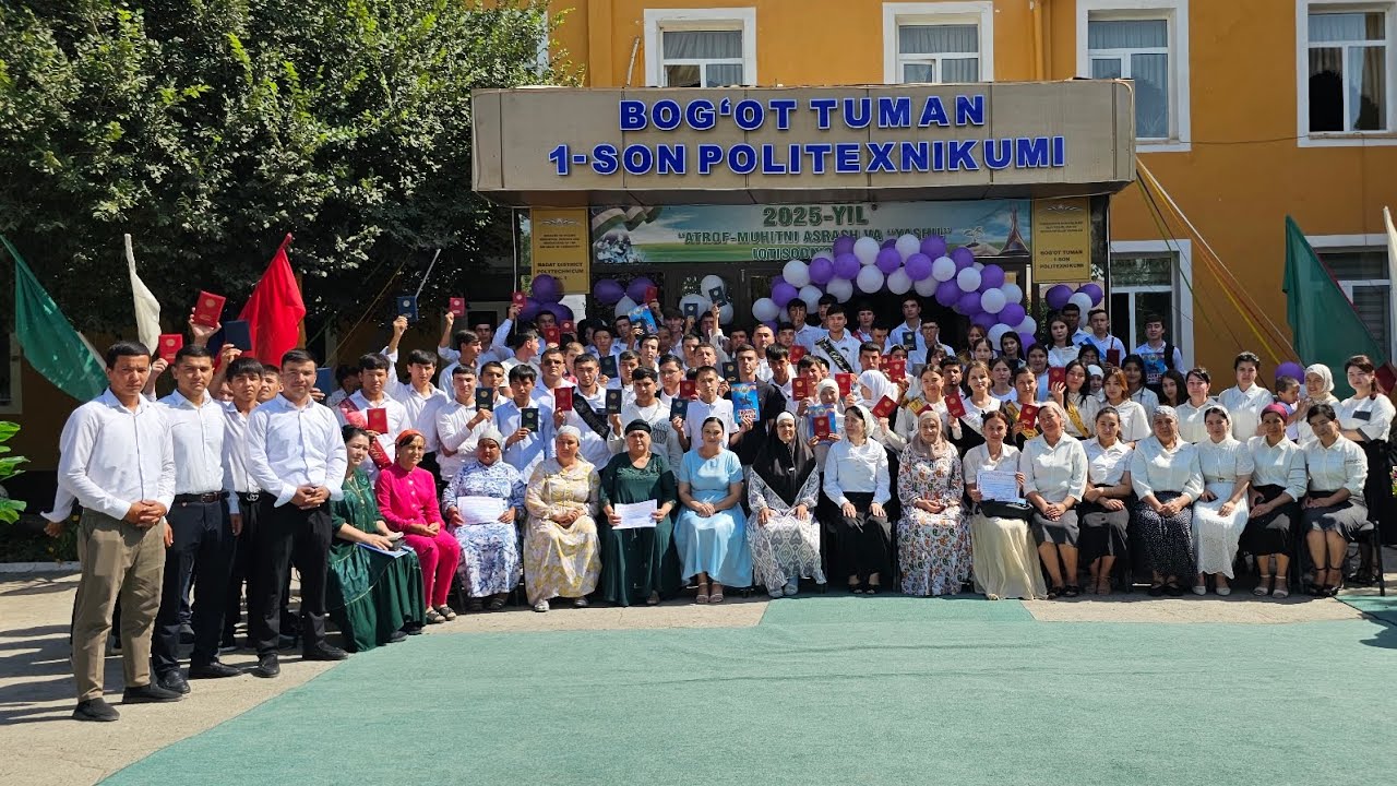 BOG’OT TUMAN 1-SON POLITEXNIKUMI BITIRUVCHILARI 2023-2025